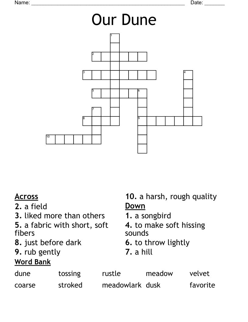 meadow crossword clue