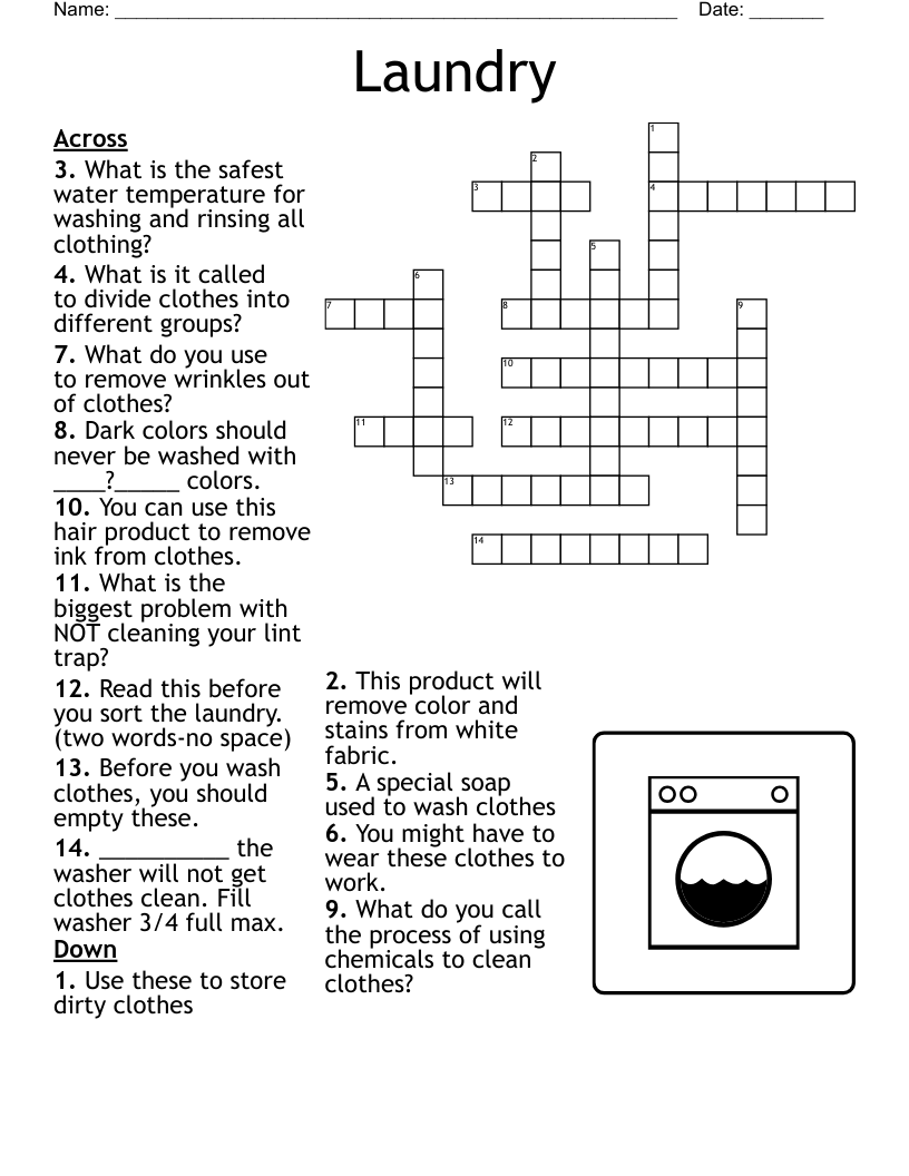 Personal Appearance Crossword WordMint