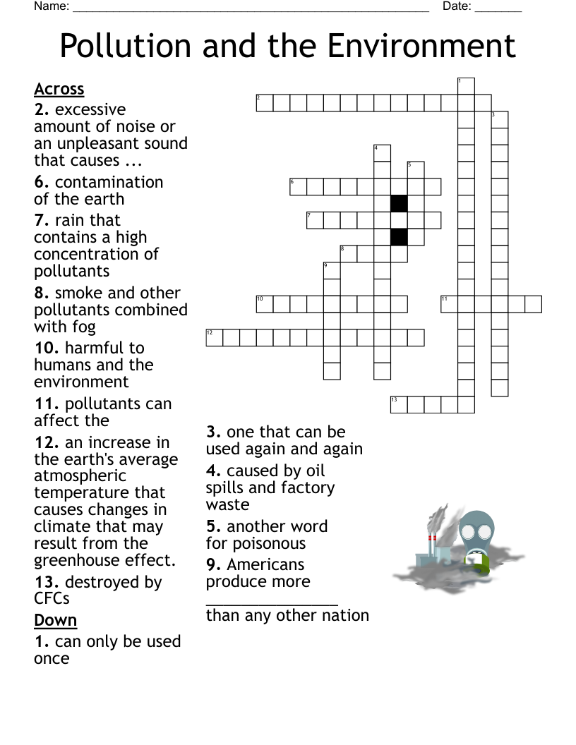 Plastics Crossword WordMint