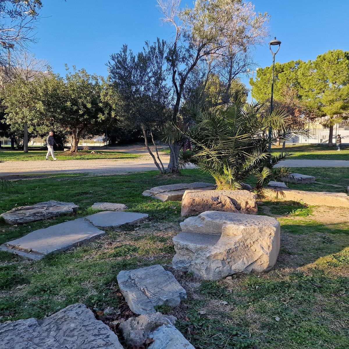 outdoor setting for plato's academy