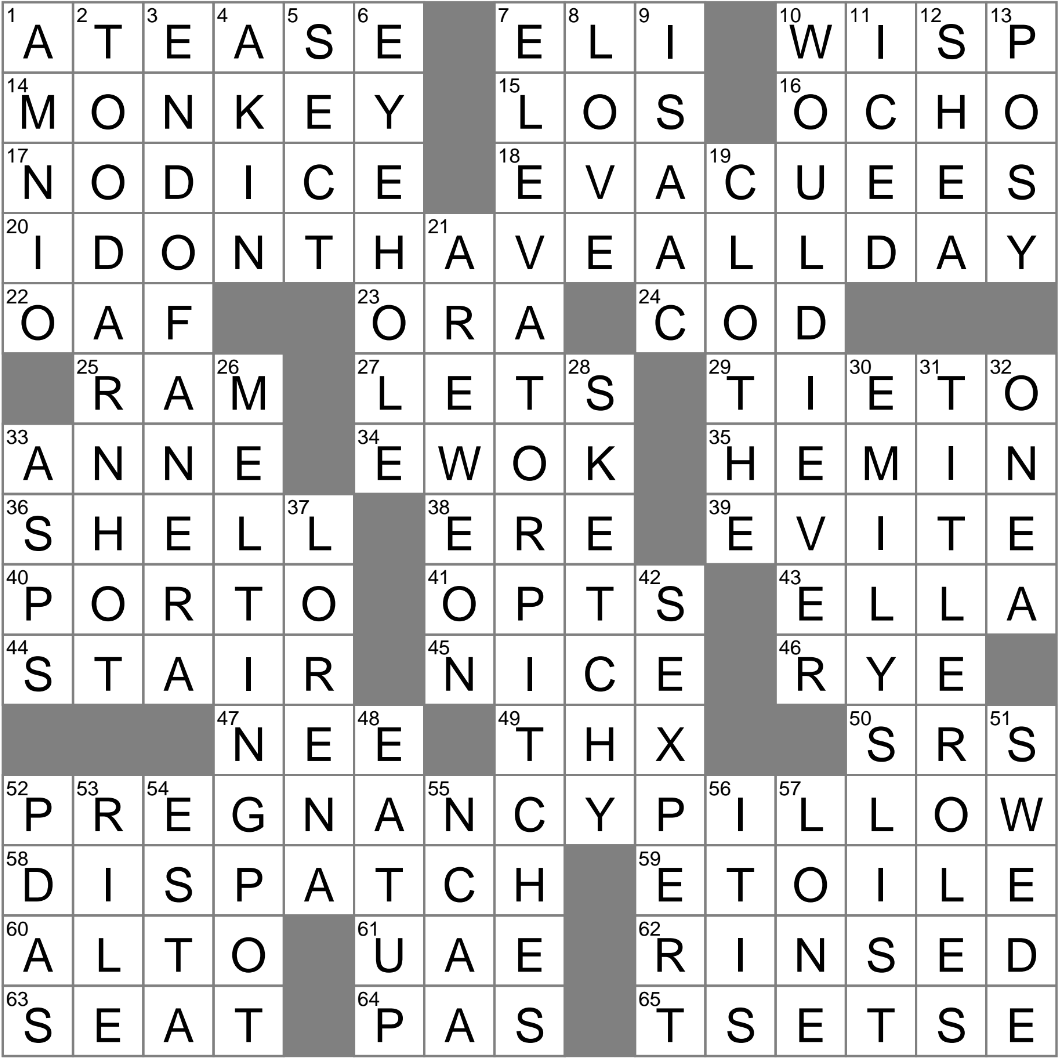 Presentations That Are Up and down Crossword Clue Archives LAXCrossword