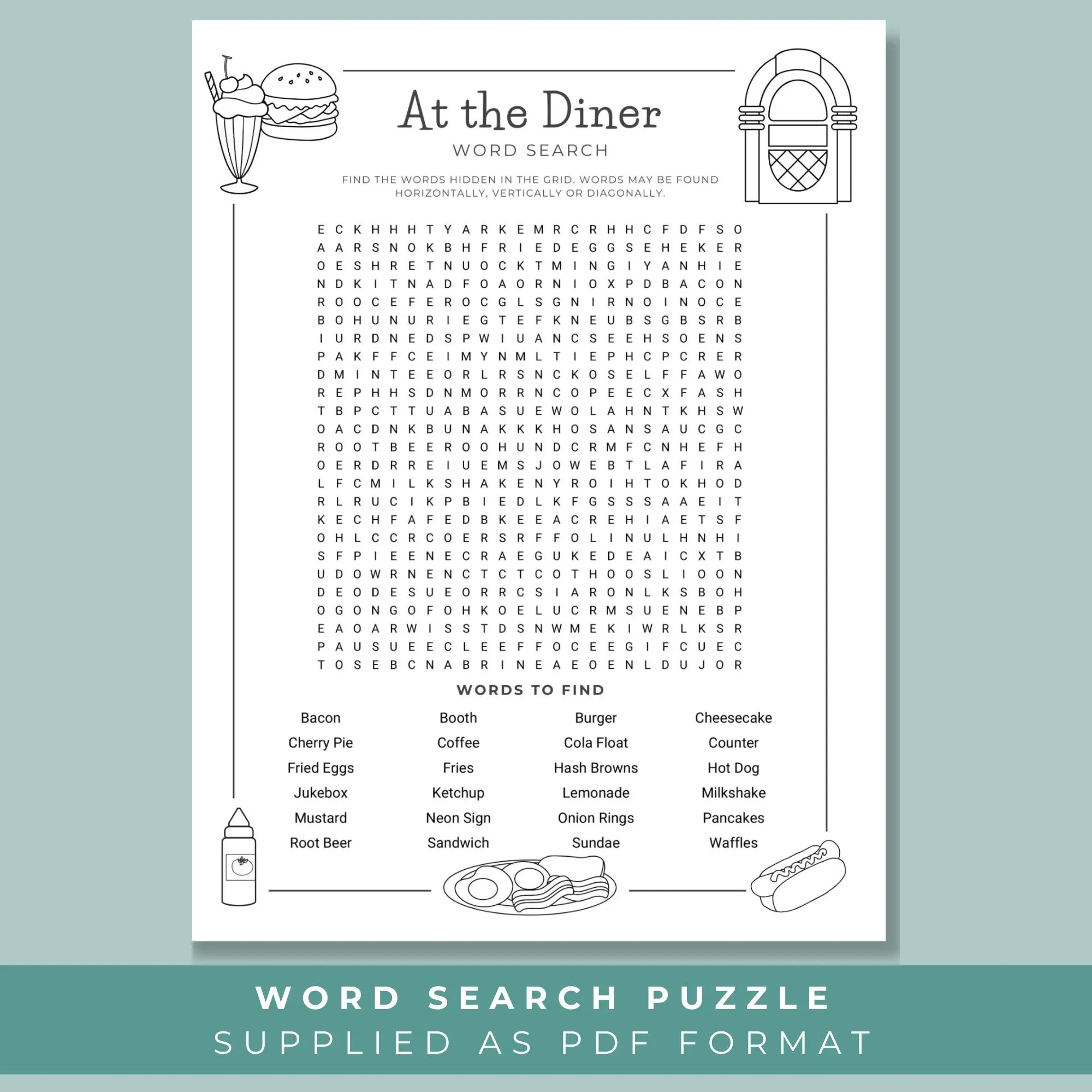 diner coffee in slang crossword