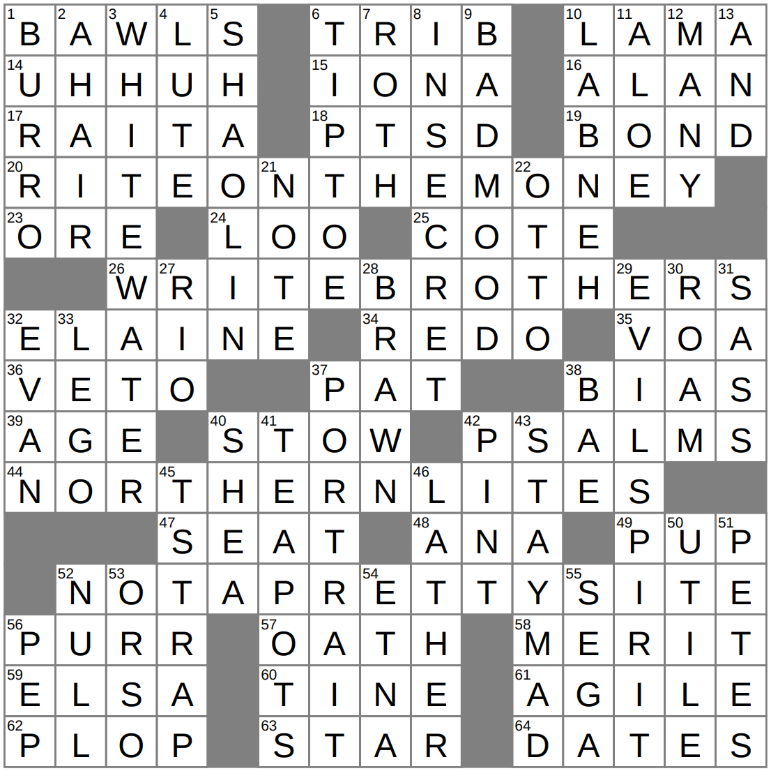 Printing Choice Crossword Clue Archives LAXCrossword