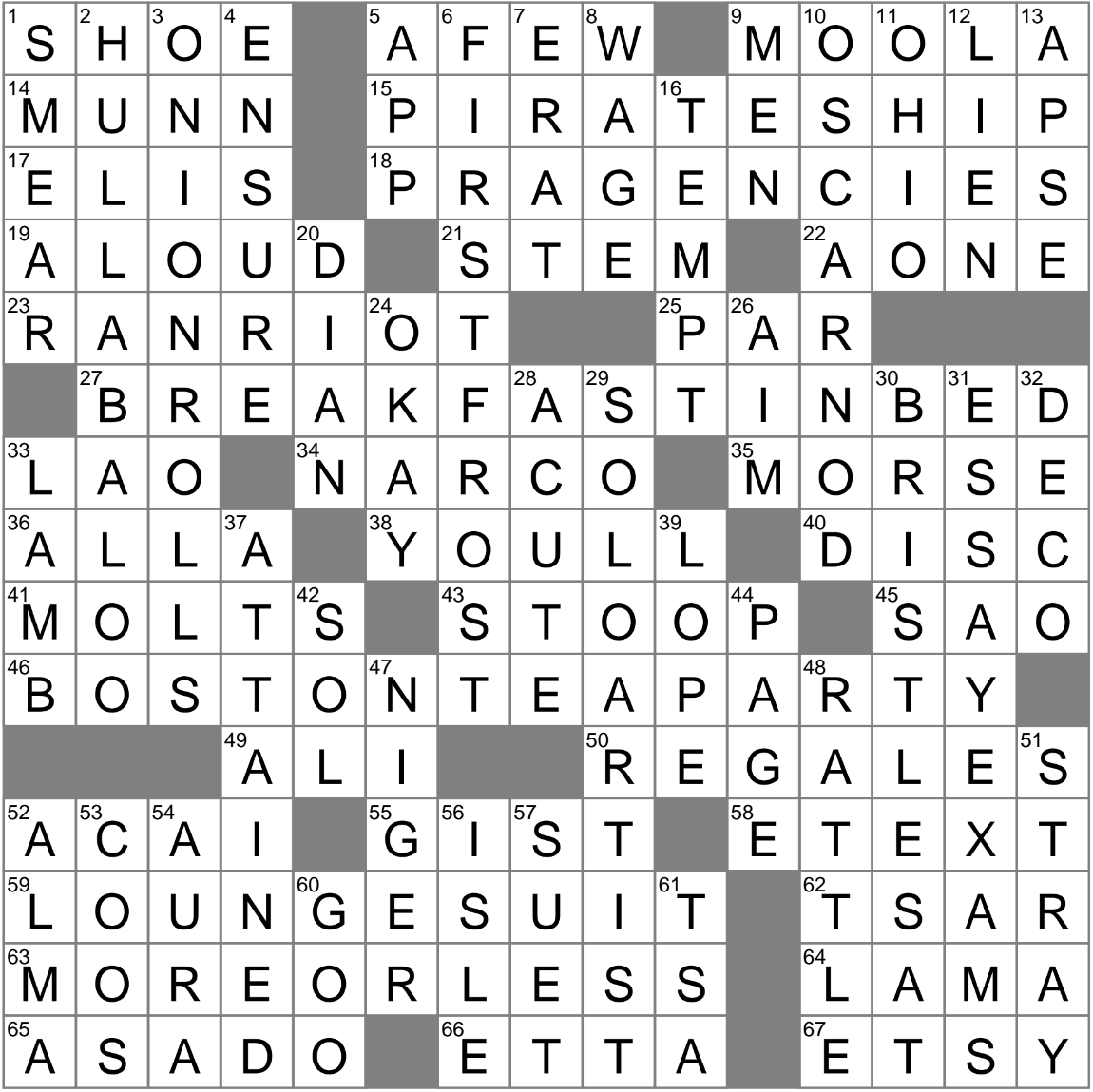 Provider Of Outdoor Seating Crossword Clue Archives LAXCrossword