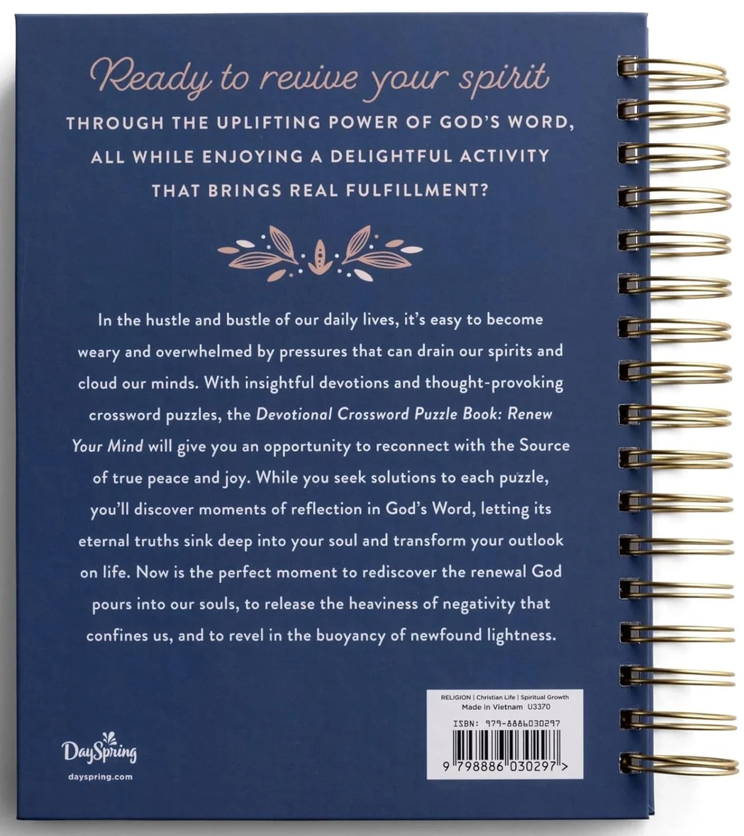 Renew Your Mind Devotional Crossword Puzzle Book 36 Daily Devotions FaithGateway