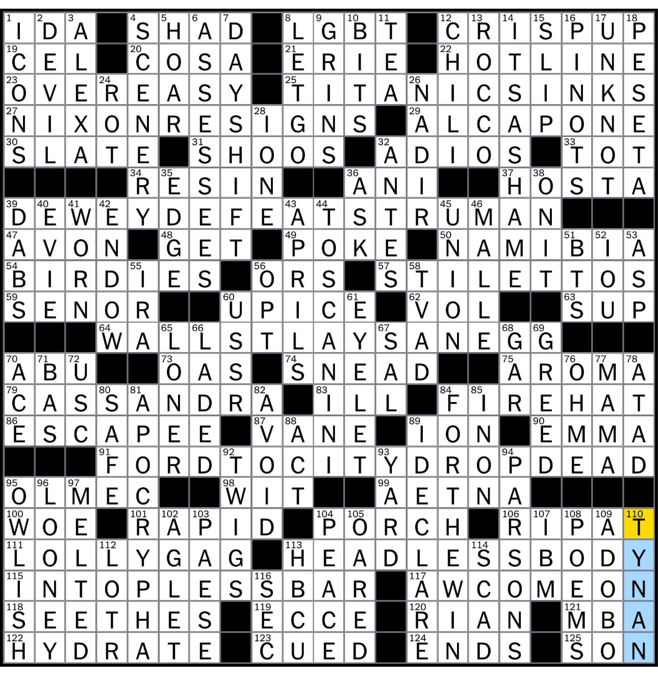 Rex Parker Does The NYT Crossword Puzzle Breakfast Order Request SUN 3 9 25 Footwear For A Sharp Dresser They re Below Par Headwear That s Stereotypically Red It s Blowin In