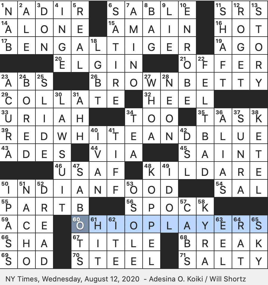 apple variety crossword clue