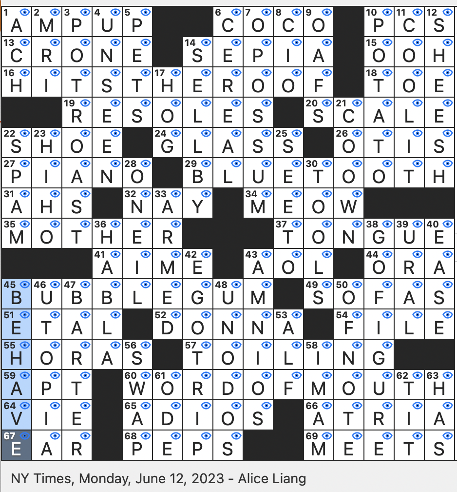 what ooo can mean crossword
