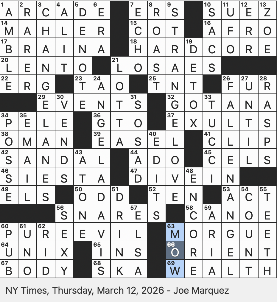 deep sound crossword clue 4 letters