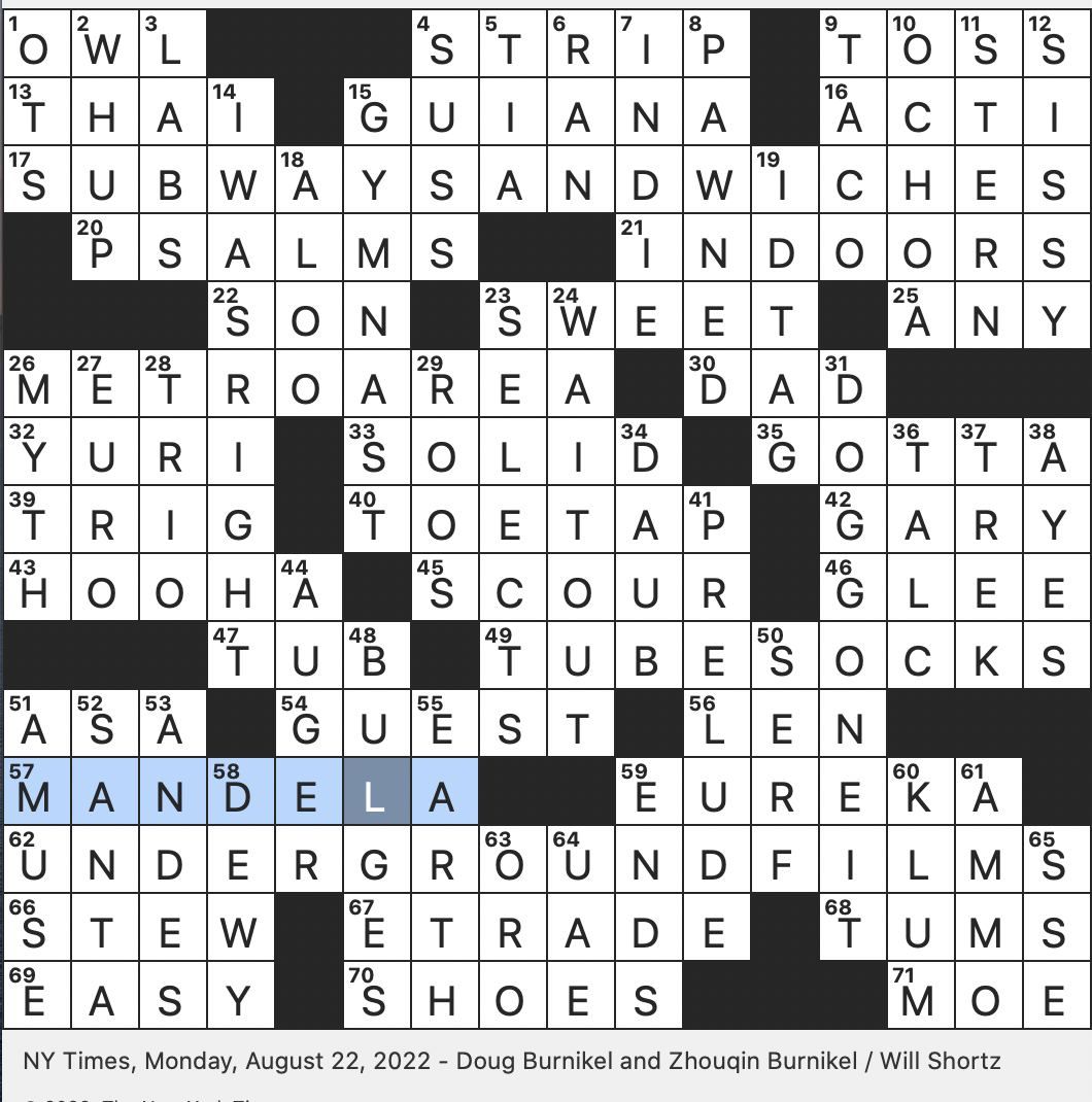 take on crossword clue