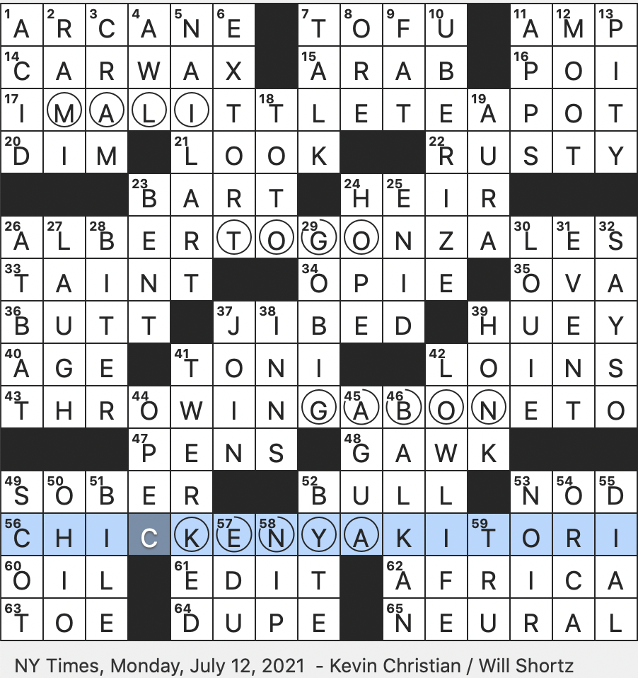 Rex Parker Does The NYT Crossword Puzzle Grilled Japanese Dish On Skewers MON 7 12 21 TV Cable Channel With Impractical Jokers Appeasing Idiomatically Transform Using Mobile Technology As A Rex Parker Does The NYT Crossword Puzzle Grilled Japanese Dish On Skewers MON 7 12 21 TV Cable Channel With Impractical Jokers Appeasing Idiomatically Transform Using Mobile Technology As A