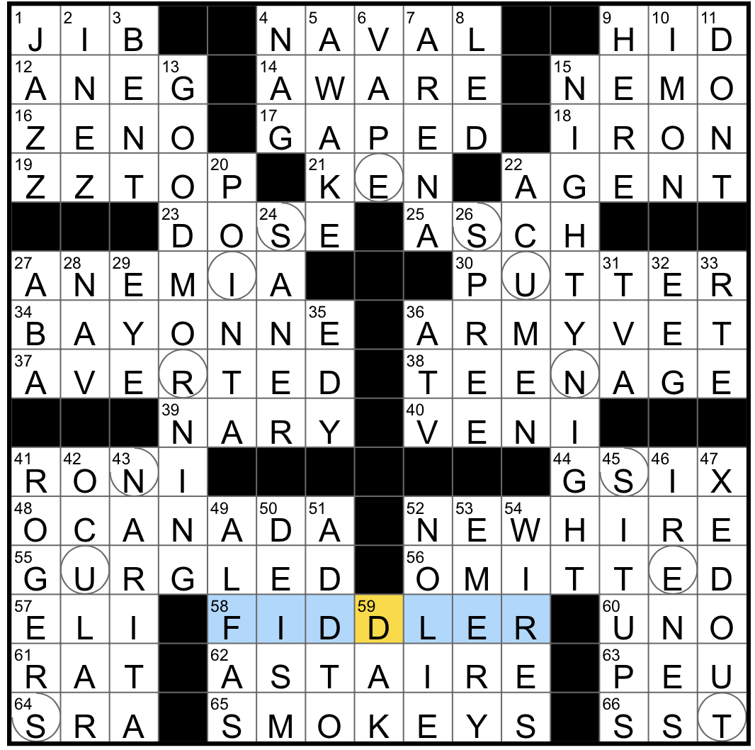 Rex Parker Does The NYT Crossword Puzzle May 2025