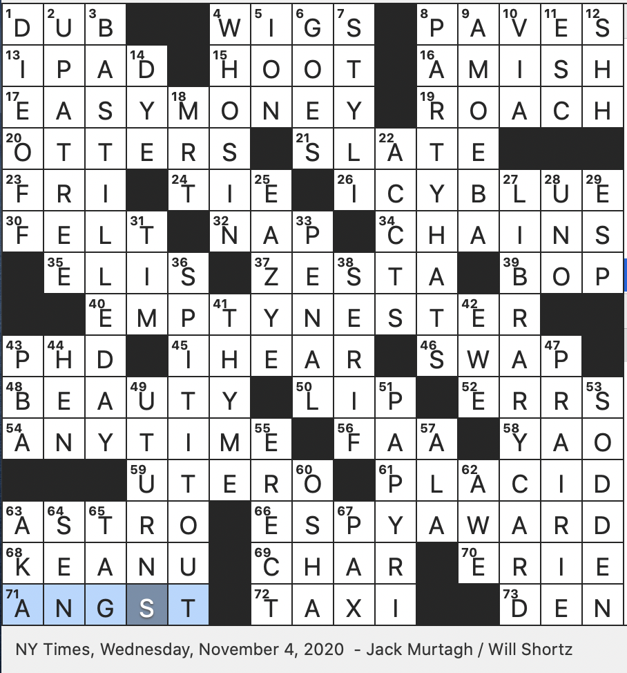 Rex Parker Does The NYT Crossword Puzzle N W A Member Known As Godfather Of Gangsta Rap WED 11 4 20 Change From Gojira To Godzilla Say TV Personality Who Once Said In Rex Parker Does The NYT Crossword Puzzle N W A Member Known As Godfather Of Gangsta Rap WED 11 4 20 Change From Gojira To Godzilla Say TV Personality Who Once Said In