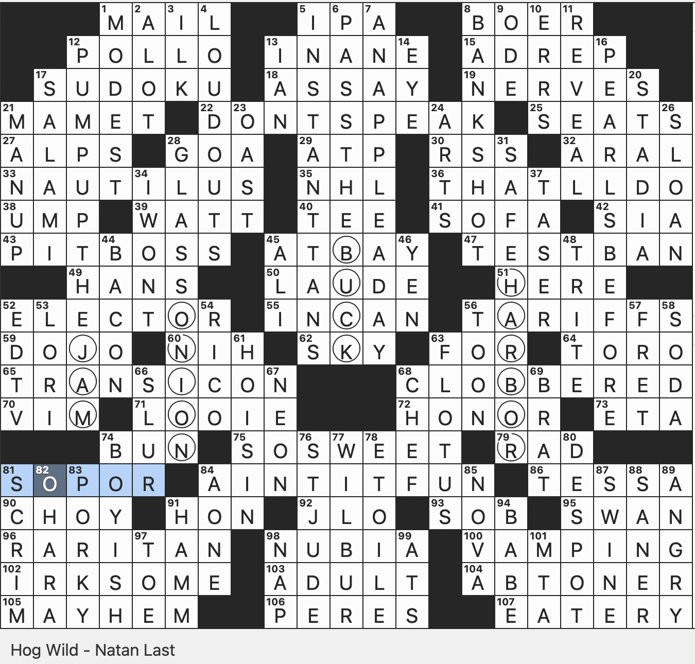 Rex Parker Does The NYT Crossword Puzzle November 2025