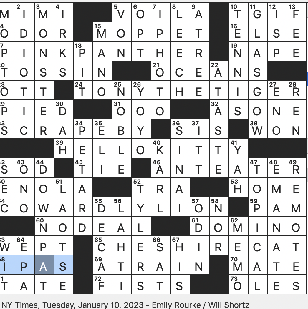 rent crossword clue