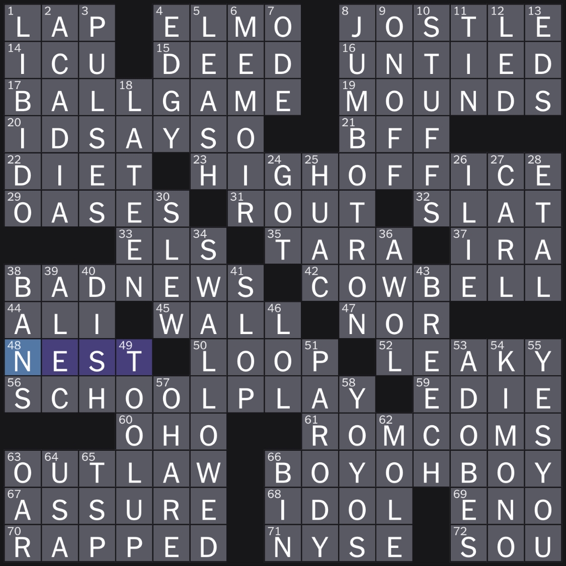 declare crossword clue