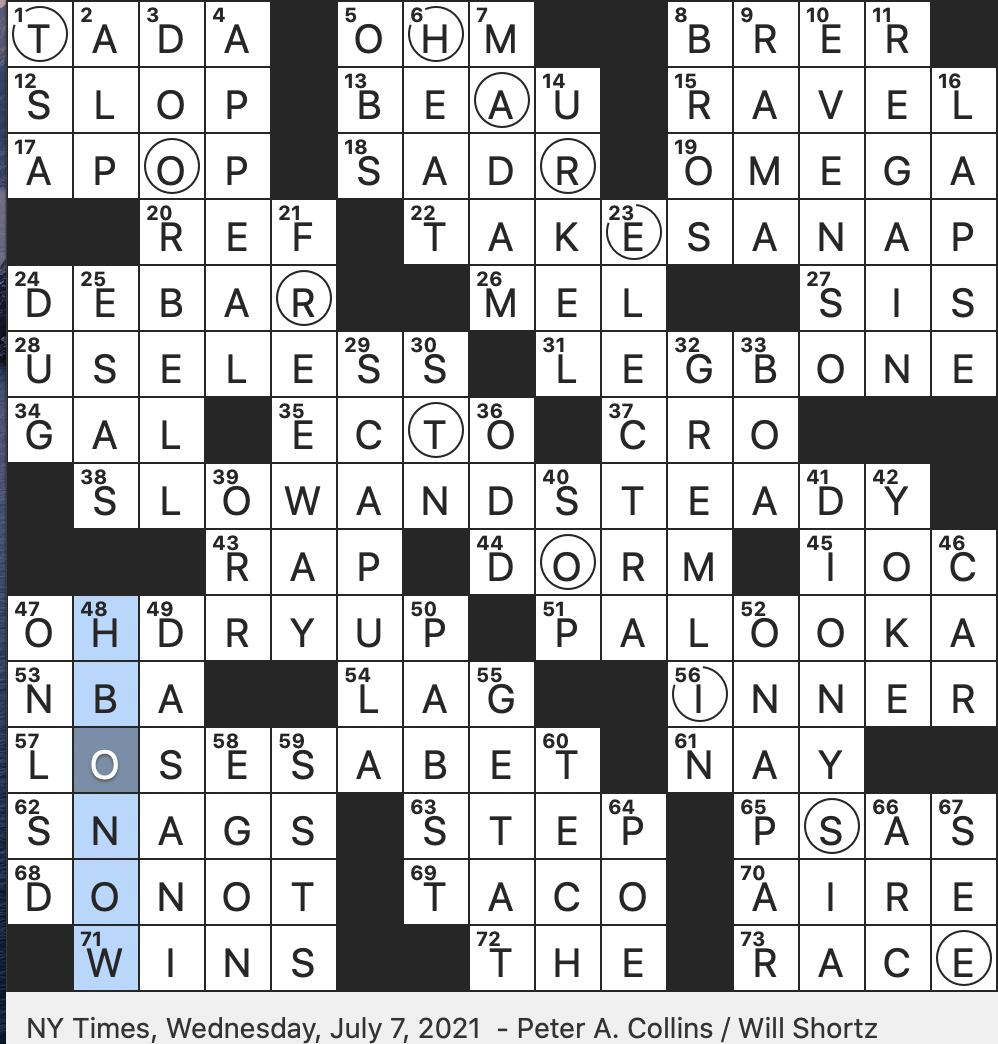 Rex Parker Does The NYT Crossword Puzzle Quiet You Quaintly WED 7 7 21 Cooler Ghostbusters Inspired Hi C Flavor Overseer Of A Quadrennial Competition Premium Streaming Service Until 2020 Rex Parker Does The NYT Crossword Puzzle Quiet You Quaintly WED 7 7 21 Cooler Ghostbusters Inspired Hi C Flavor Overseer Of A Quadrennial Competition Premium Streaming Service Until 2020