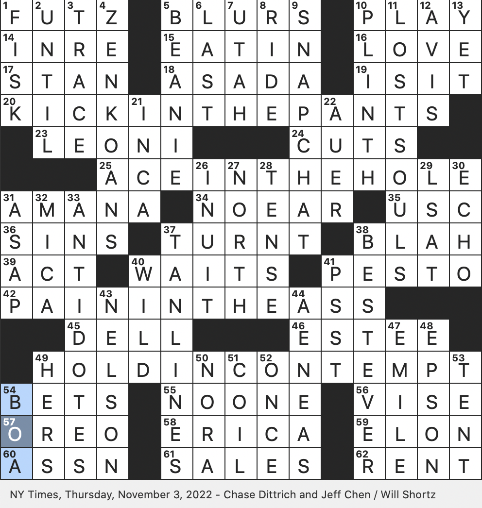 Rex Parker Does The NYT Crossword Puzzle Riddles In Buddhism THU 11 3 22 Nashville University Attended By W E B DuBois Popular App Originally Launched Under The Name Picaboo Persian For