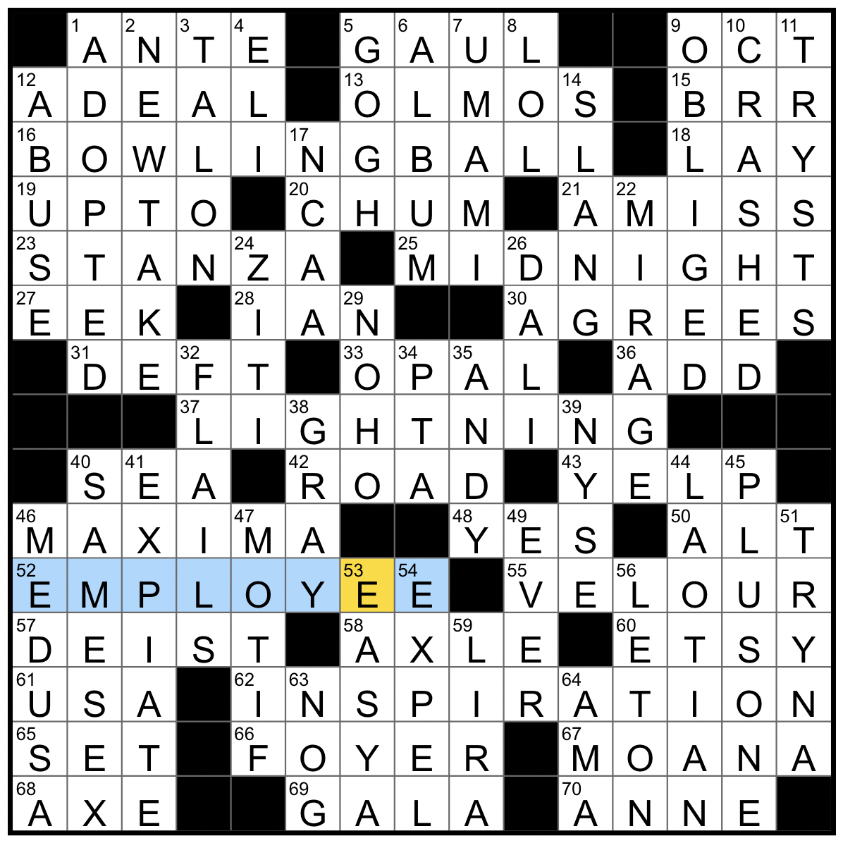Rex Parker Does The NYT Crossword Puzzle Rigatoni Relative TUES 4 19 22 Penultimate Word In A Fairy Tale Christmastime Concoction