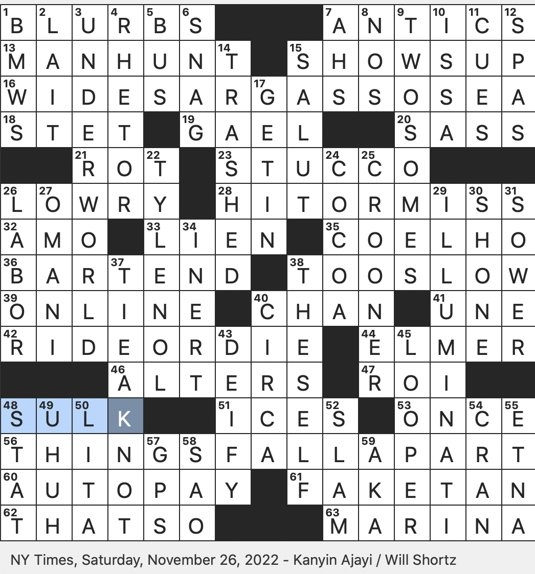 Rex Parker Does The NYT Crossword Puzzle Six time N B A All Star Kyle SAT 11 26 22 Key Piece Of An Overlock Sewing Machine Crazy Rich Asians Actress Gemma Mountain Whose Name Rex Parker Does The NYT Crossword Puzzle Six time N B A All Star Kyle SAT 11 26 22 Key Piece Of An Overlock Sewing Machine Crazy Rich Asians Actress Gemma Mountain Whose Name