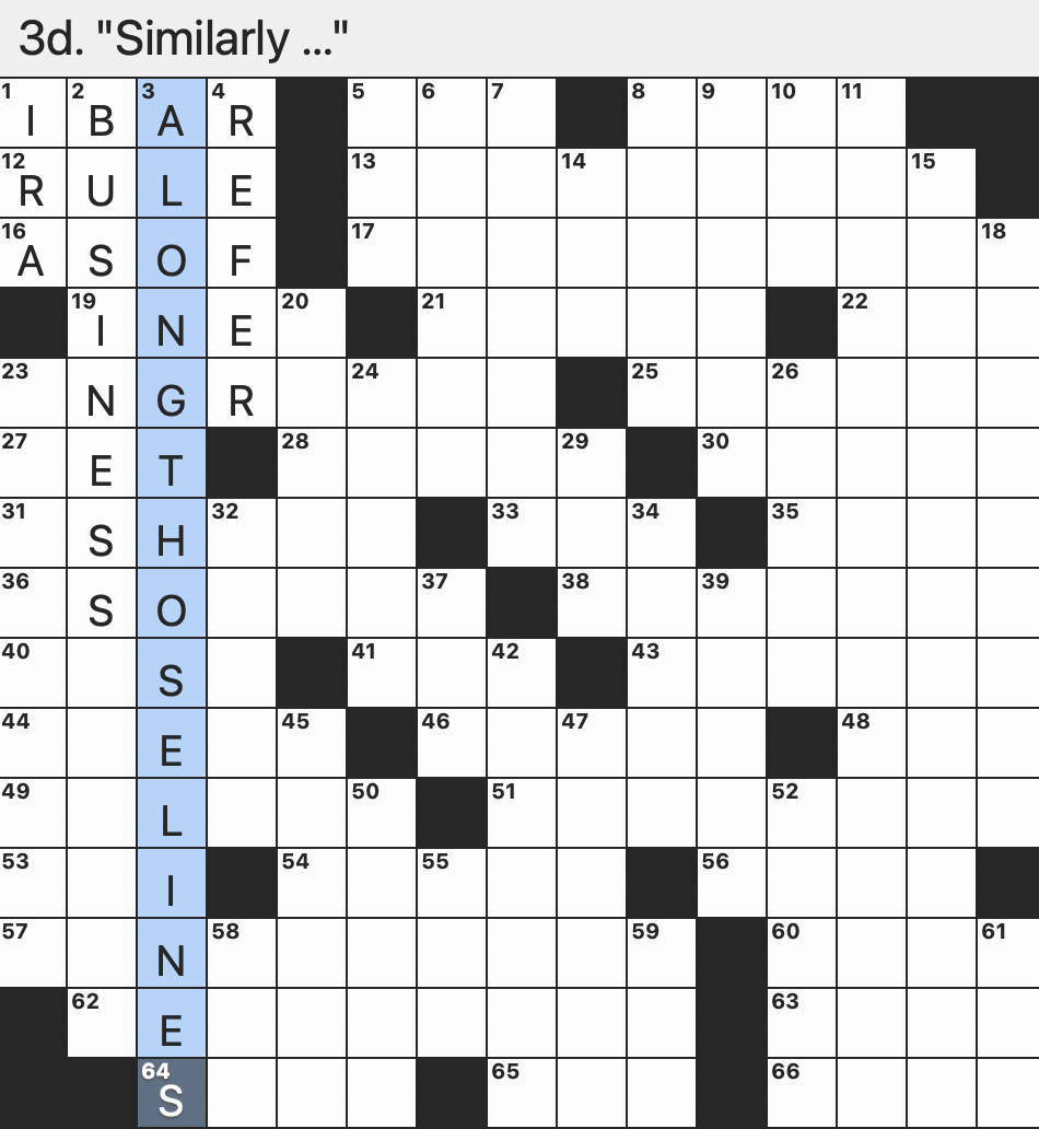 Rex Parker Does The NYT Crossword Puzzle Sound From A Dental Click SAT 4 19 25 Portmanteau Pants Move Quickly With The Wind As Clouds Film Franchise That Boosted Sales Rex Parker Does The NYT Crossword Puzzle Sound From A Dental Click SAT 4 19 25 Portmanteau Pants Move Quickly With The Wind As Clouds Film Franchise That Boosted Sales