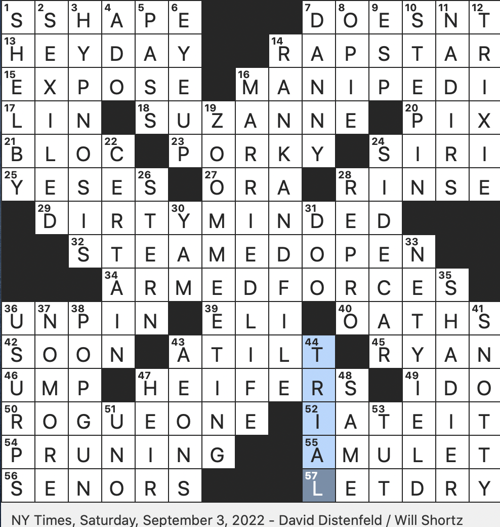 in any way crossword clue