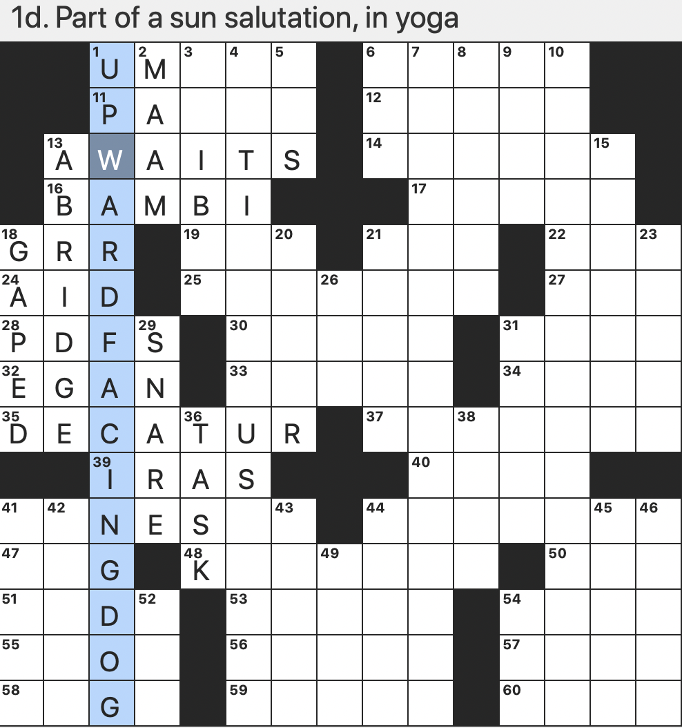 early hiv med nyt crossword