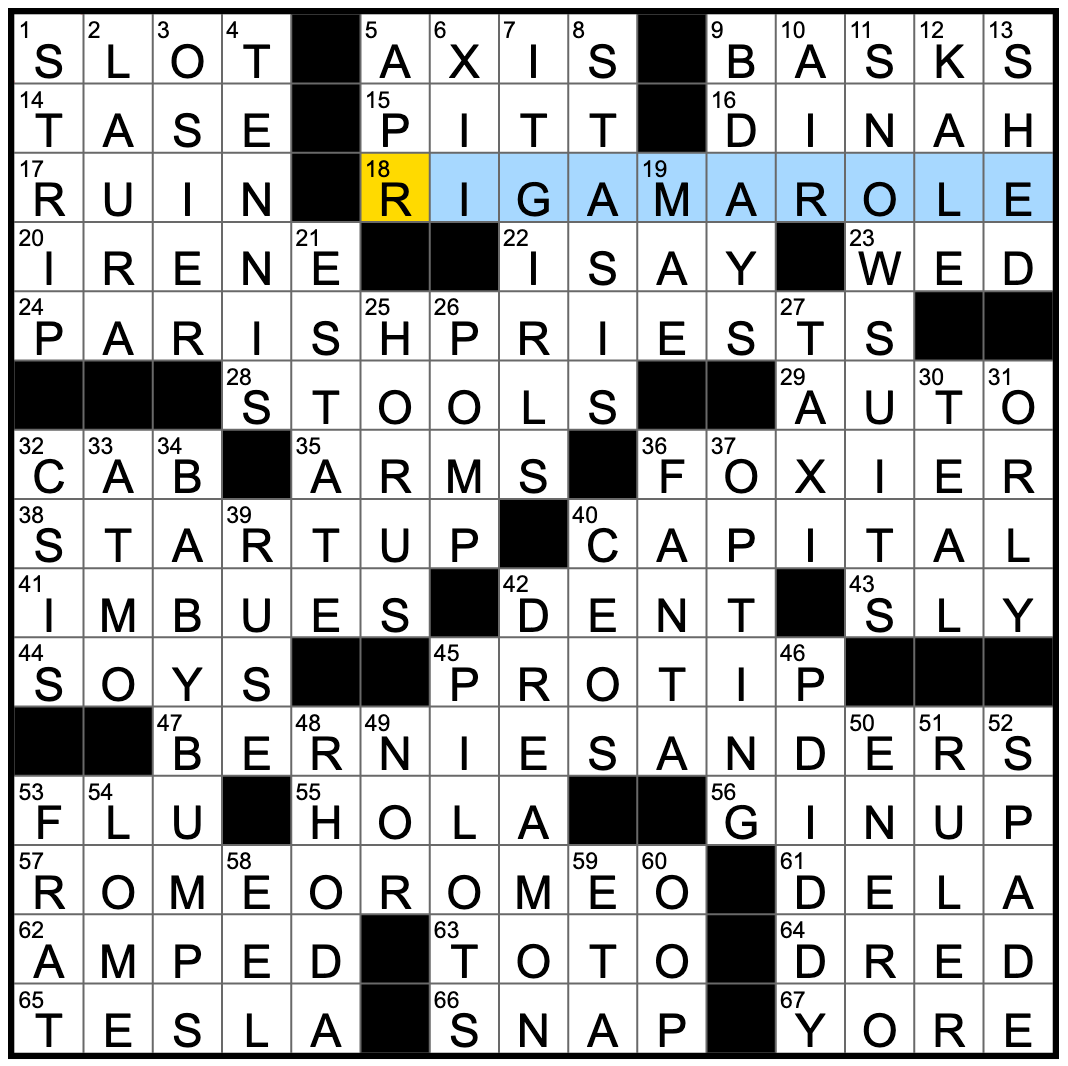 Rex Parker Does The NYT Crossword Puzzle