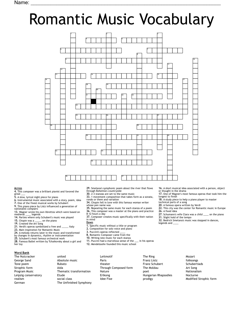 puccini opera crossword clue