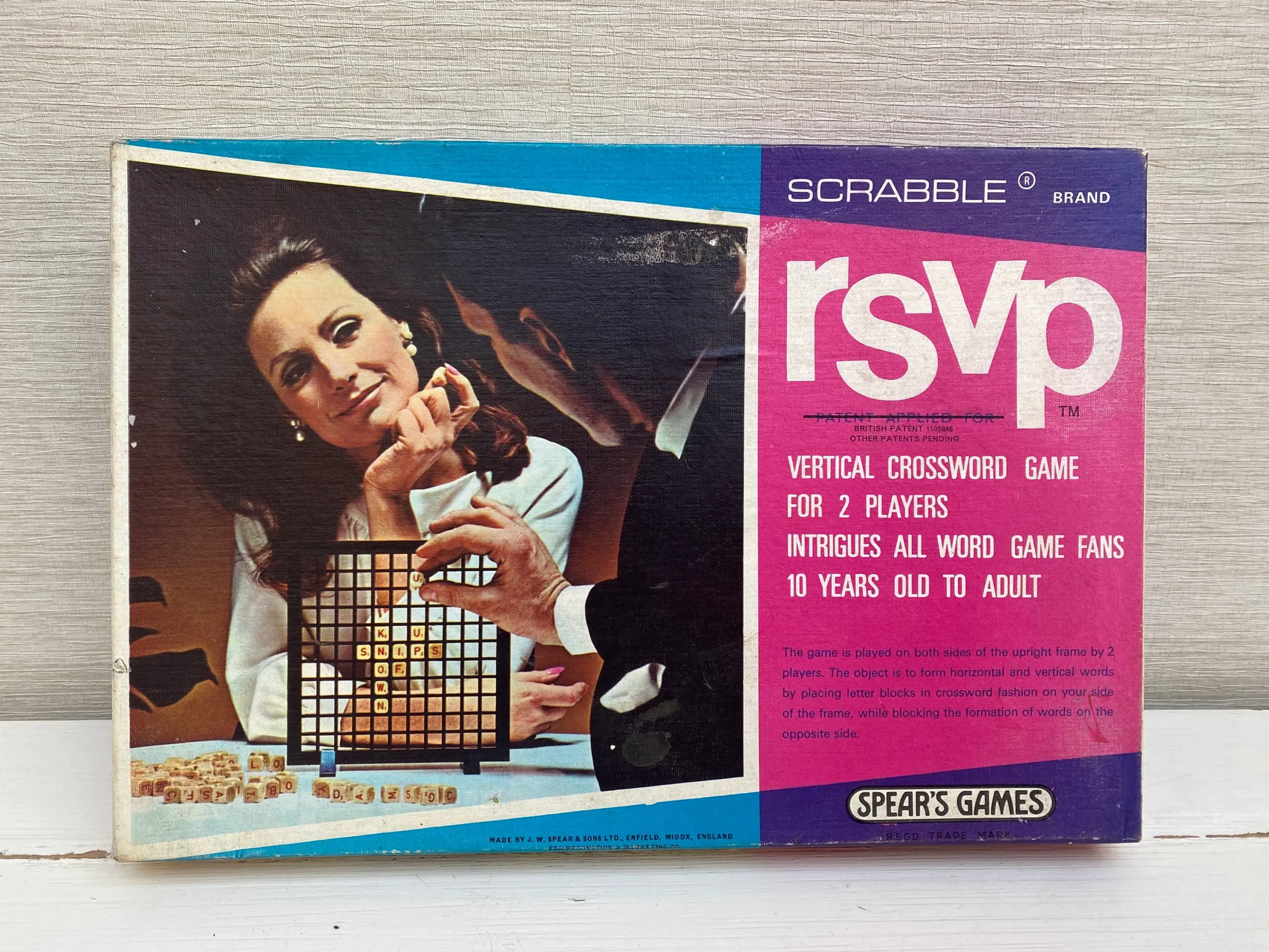 RSVP Vertical Crossword Game By Spear s Games Vintage 1968 10yrs Scrabble Brand Etsy RSVP Vertical Crossword Game By Spear s Games Vintage 1968 10yrs Scrabble Brand Etsy