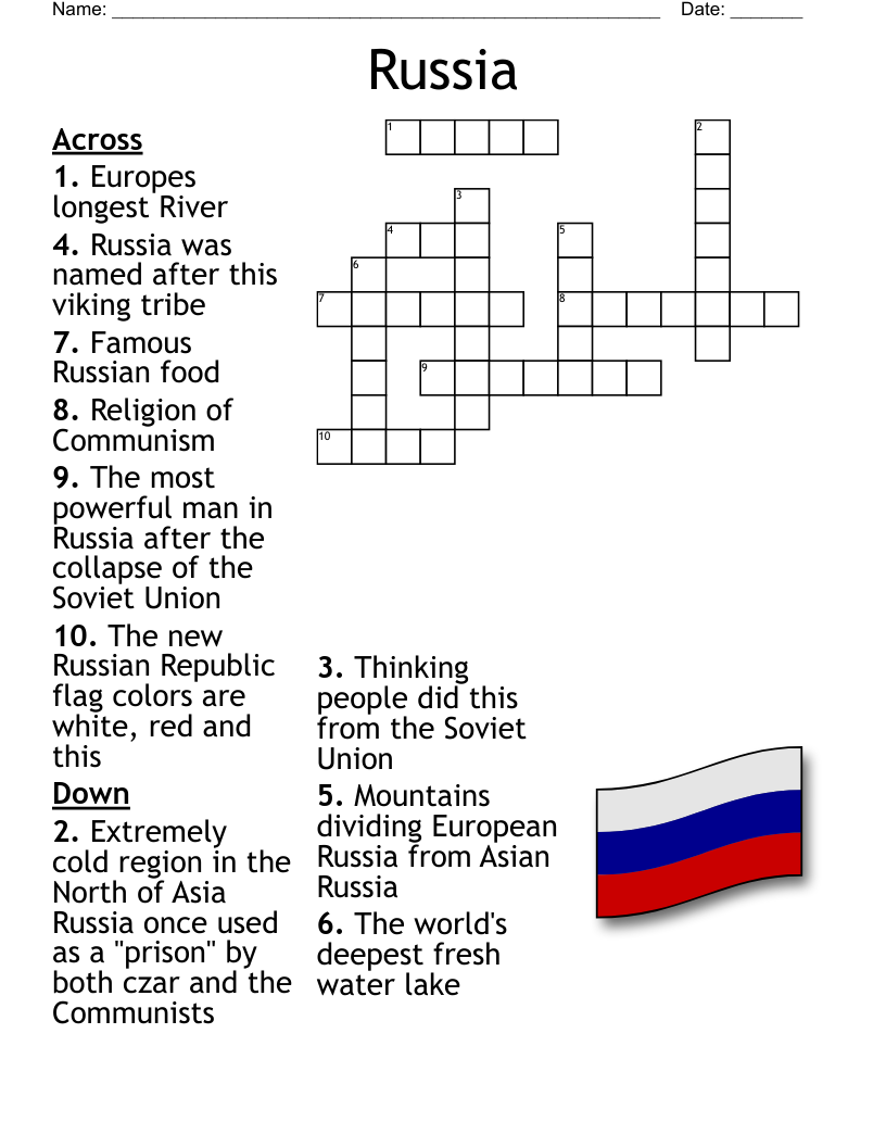 Russian Crossword WordMint
