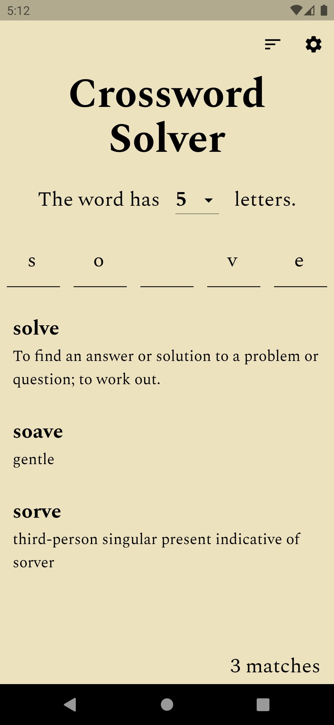 Samwilkinson dev Crossword Solver