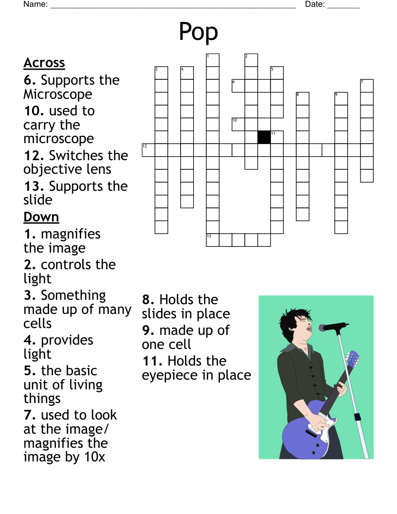 a pop crossword clue