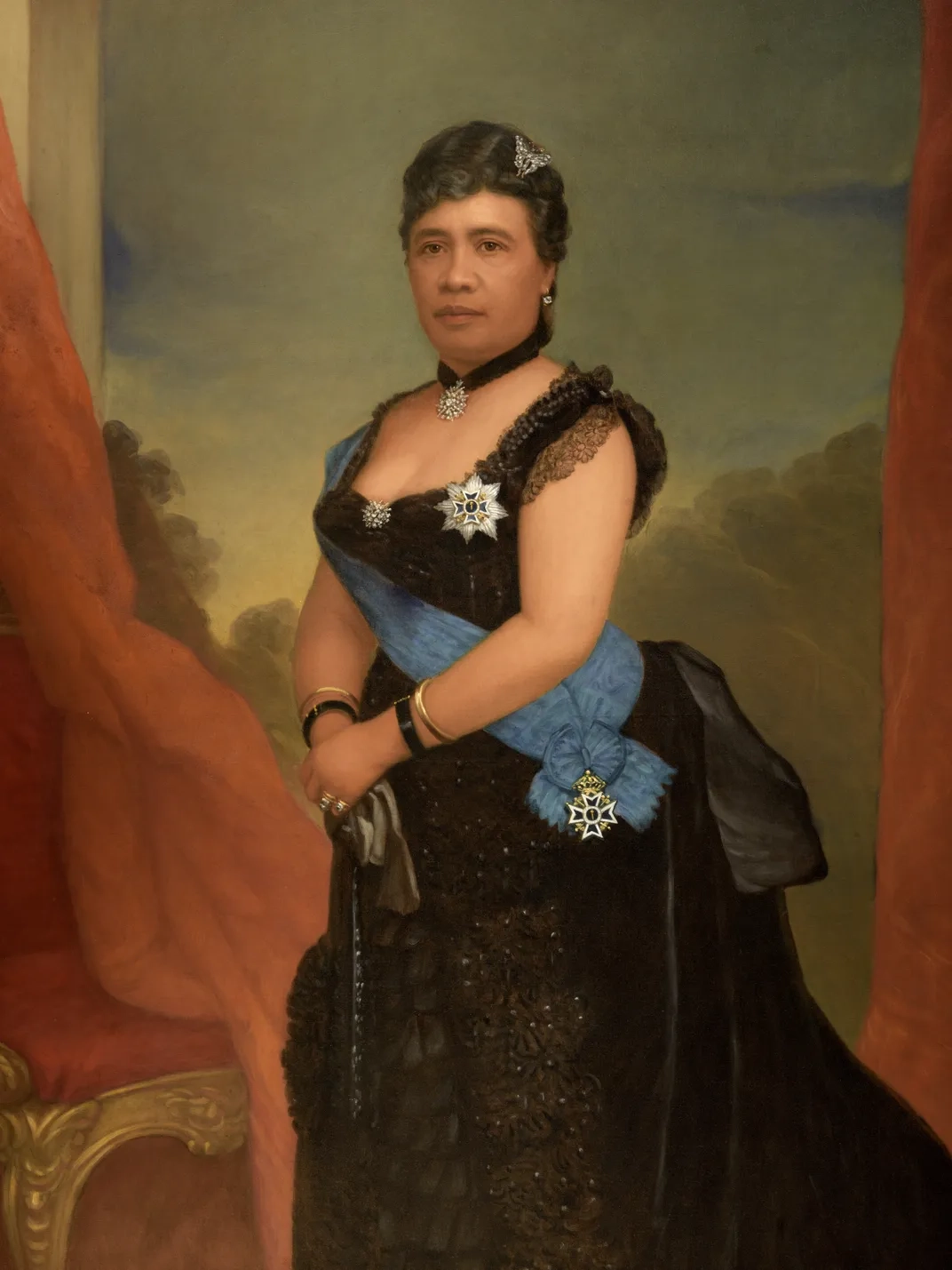 See A Life Size Portrait Of Queen Lili uokalani The Last Reigning Monarch Of Hawai i