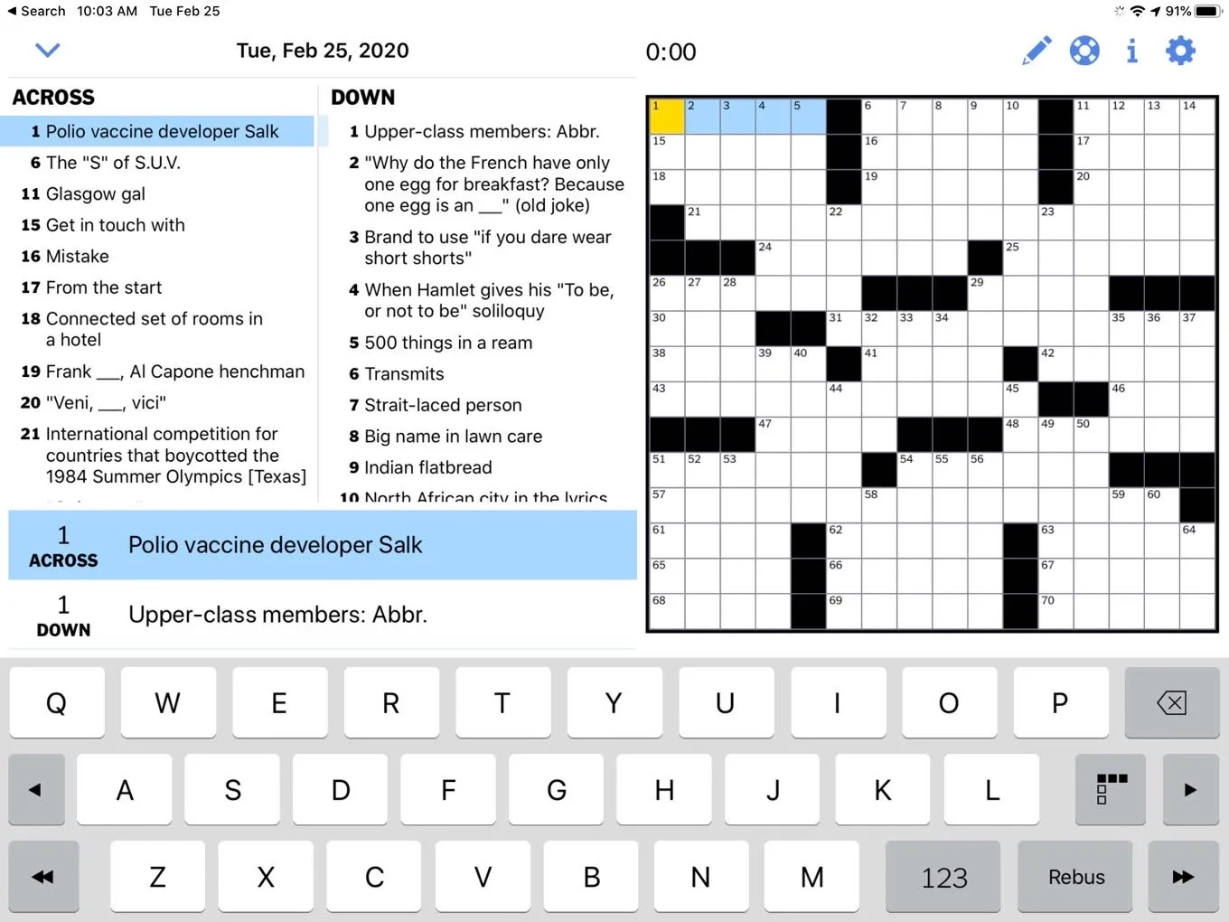 Service Station The New York Times Crossword Six Colors
