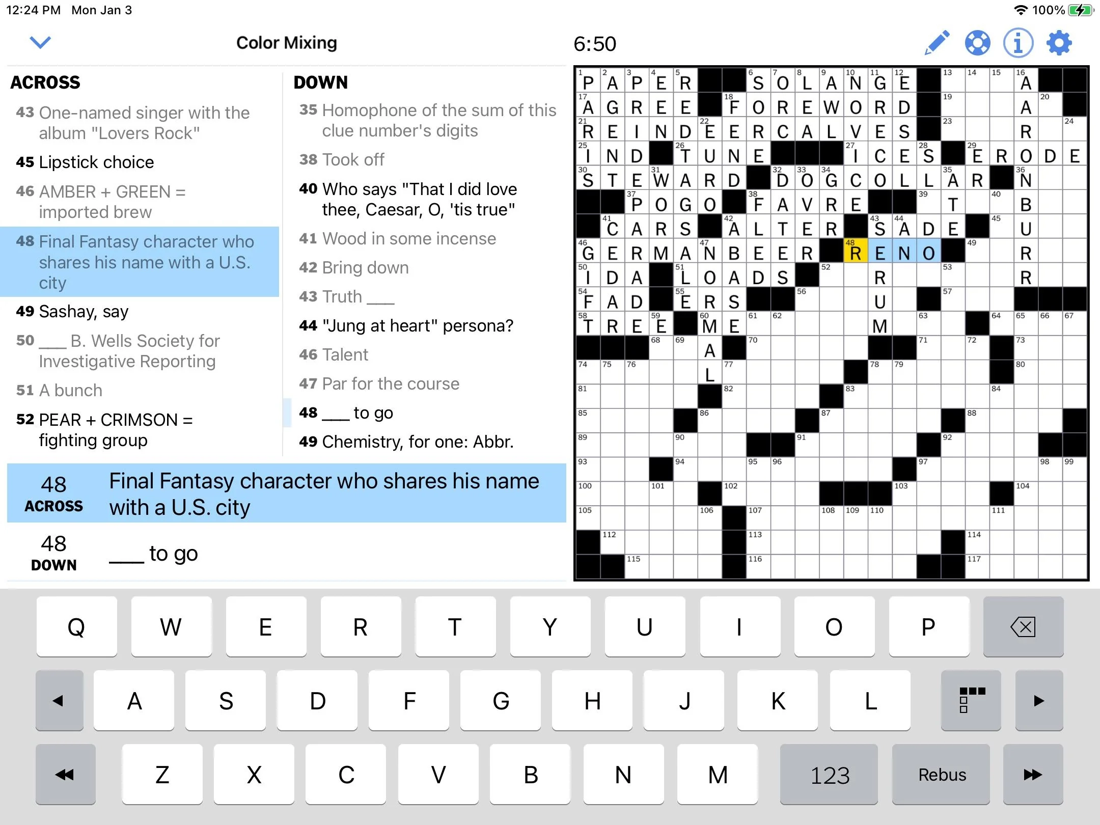 Shout Out To FF7 In Yesterday s NYT Crossword Puzzle R FinalFantasy