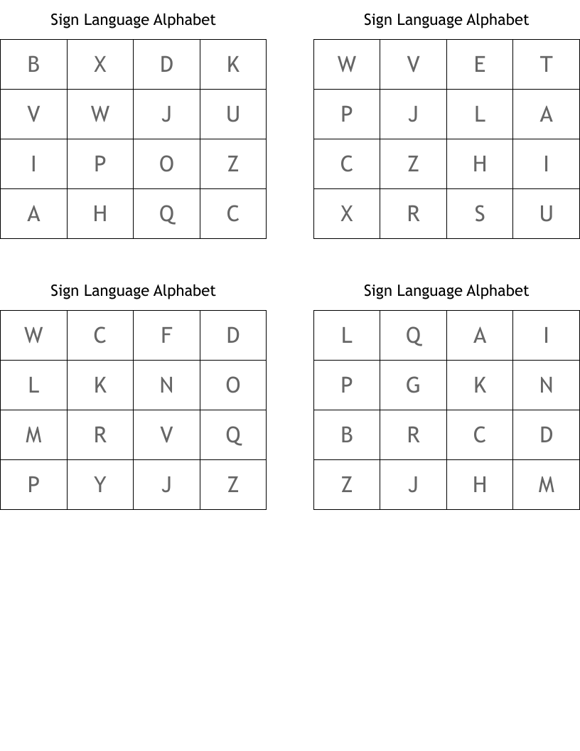 bit of sign language crossword clue