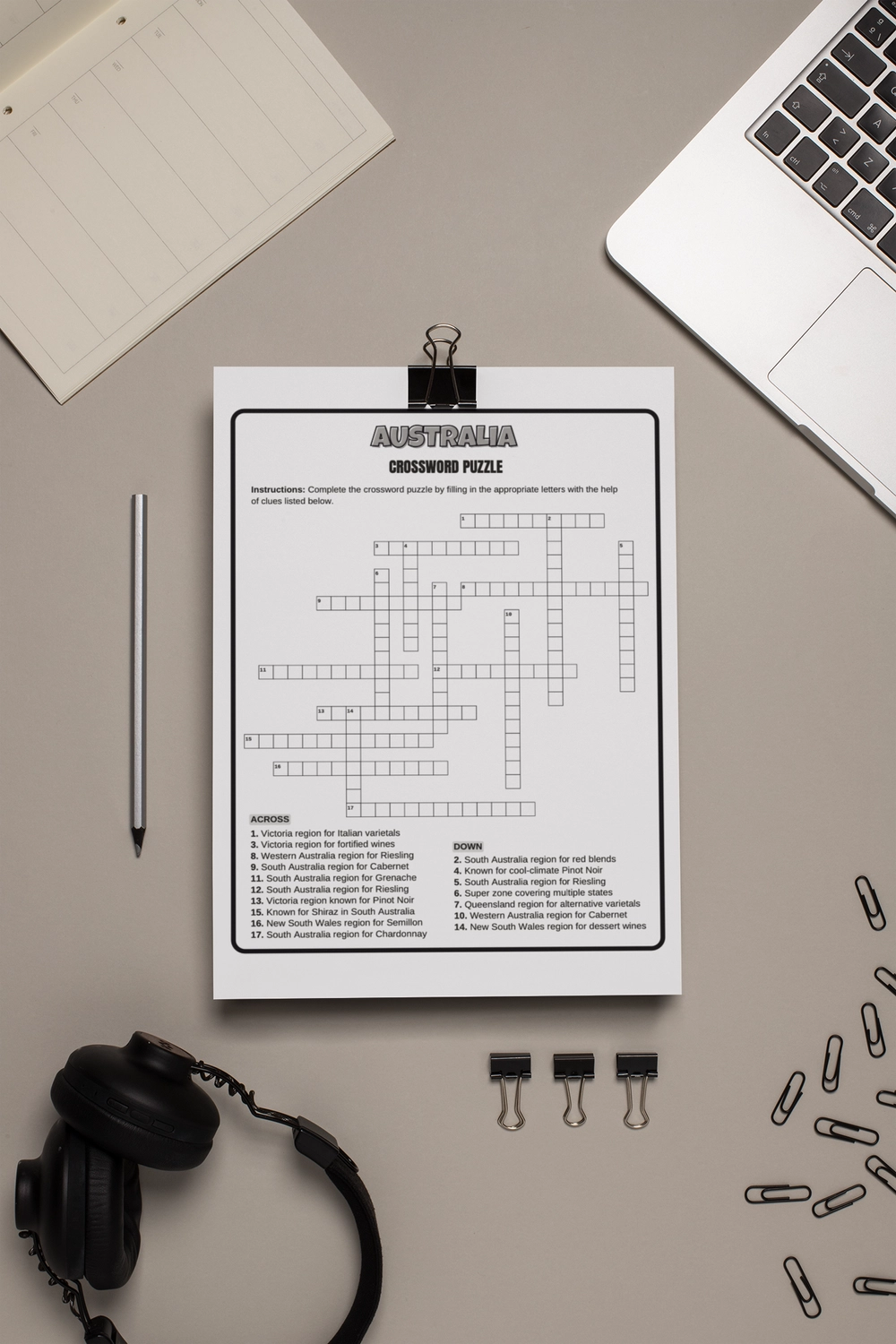 Sip Solve The Essential Level 1 Sommelier Crossword Guide FREE With Membership 