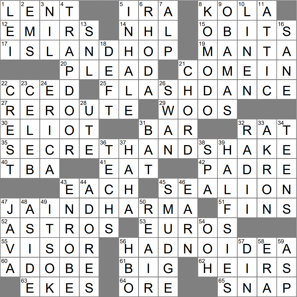 Skillful Crossword Clue Archives LAXCrossword Skillful Crossword Clue Archives LAXCrossword