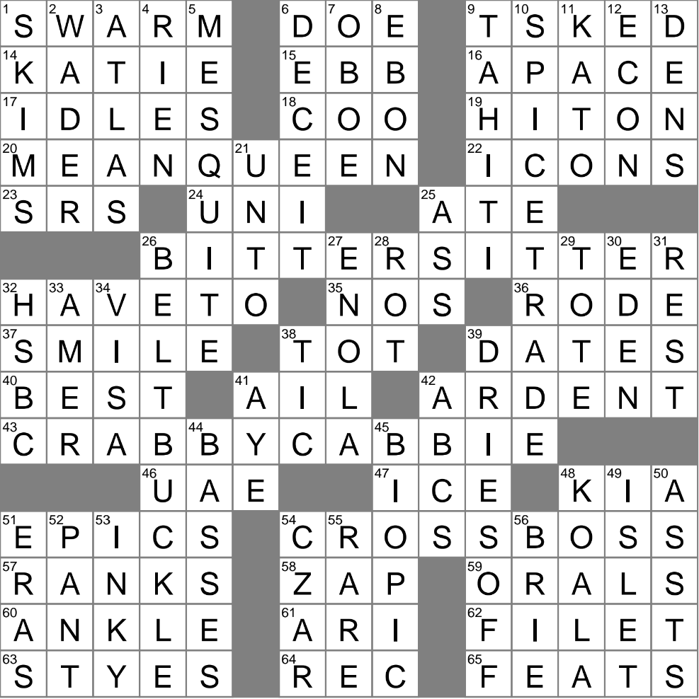 Sock Terminus Often Crossword Clue Archives LAXCrossword