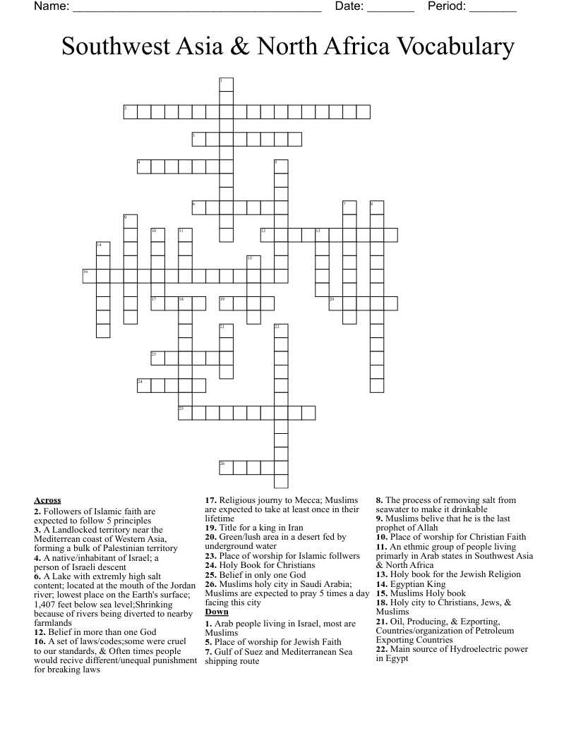 native israeli crossword clue