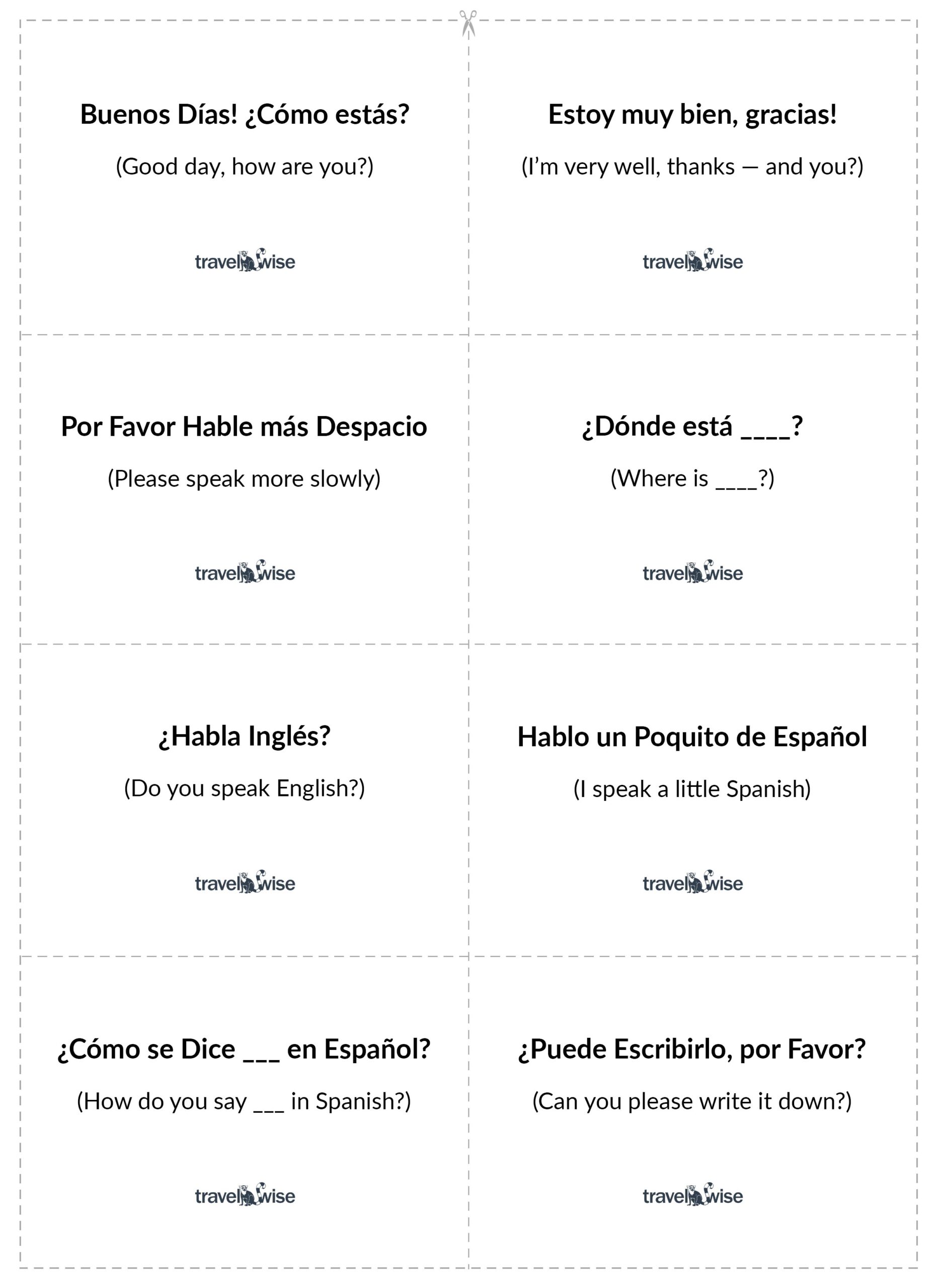 Spanish Phrases Phrases To Learn When Touring South America
