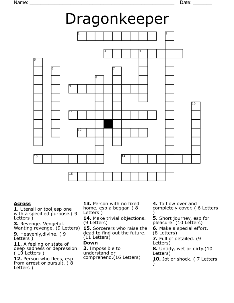 Spelling Groups Crossword WordMint