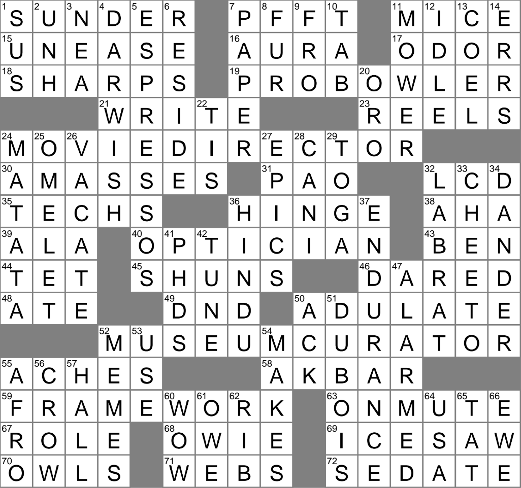 Split Apart Crossword Clue Archives LAXCrossword Split Apart Crossword Clue Archives LAXCrossword
