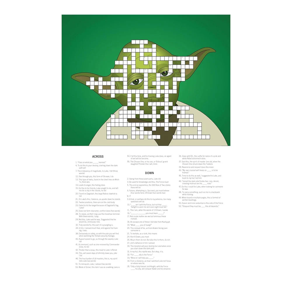 STAR WARS CROSSWORD PUZZLES Academy Museum Store
