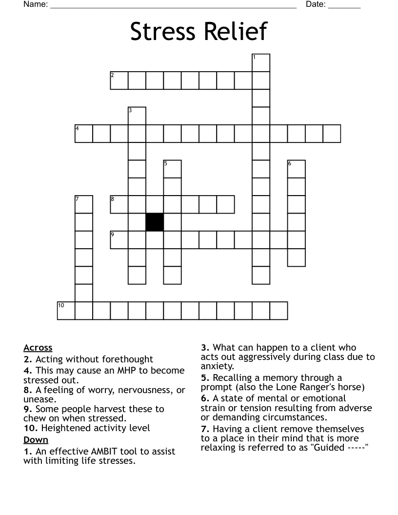 worry crossword clue