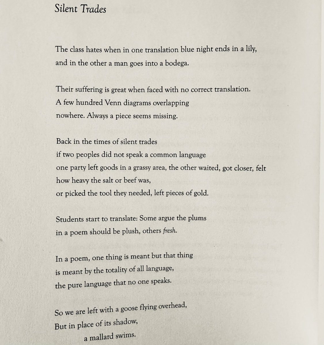 Suffering Is Great When Faced With No Correct Translation A Poem By Cynthia Arrieu King 