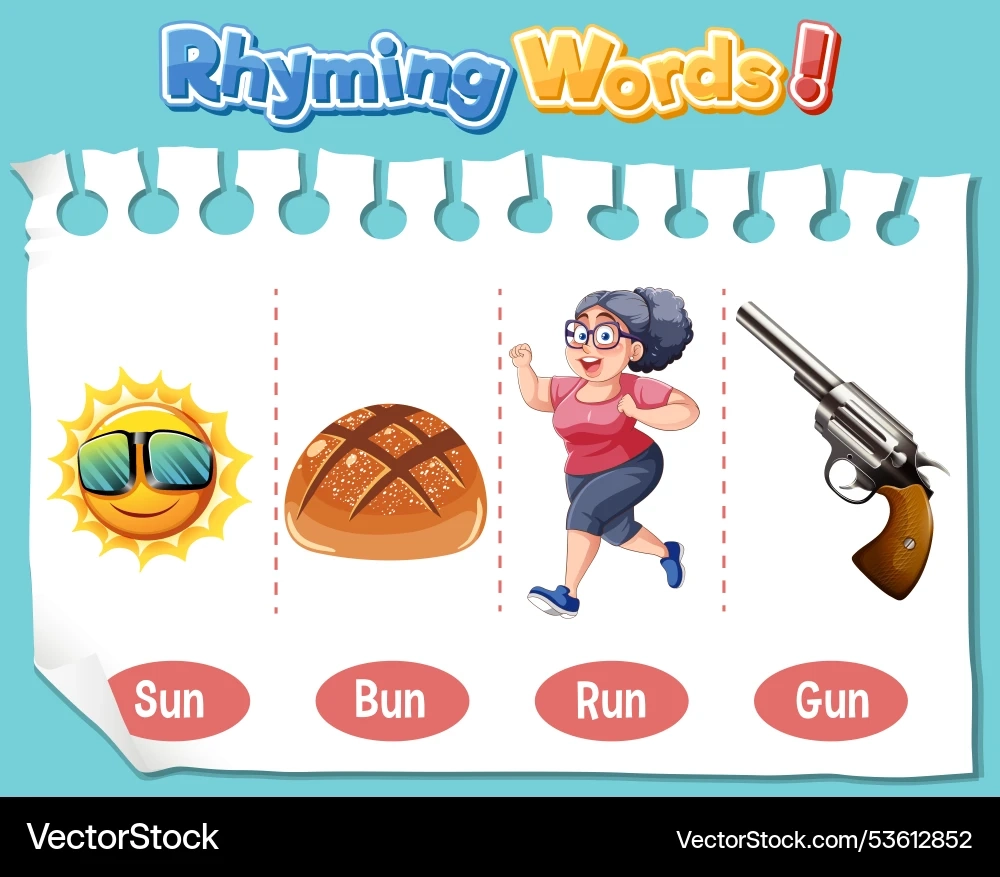 rhyming words of run rhyming words of run