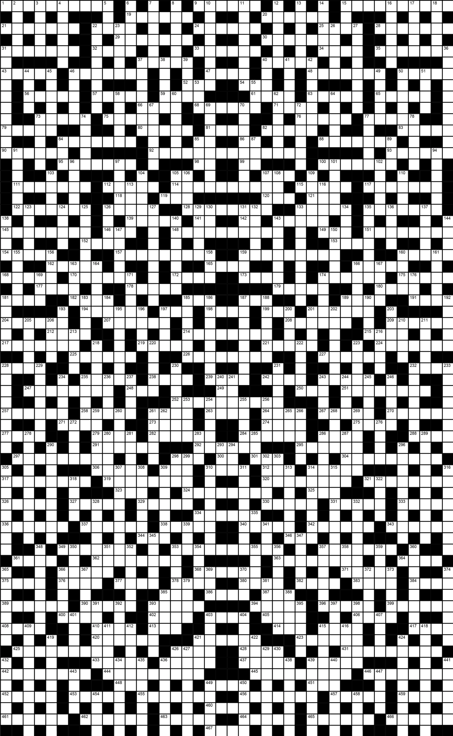 Super Colossus Crossword 40x65 Knight Features Content Worth Sharing