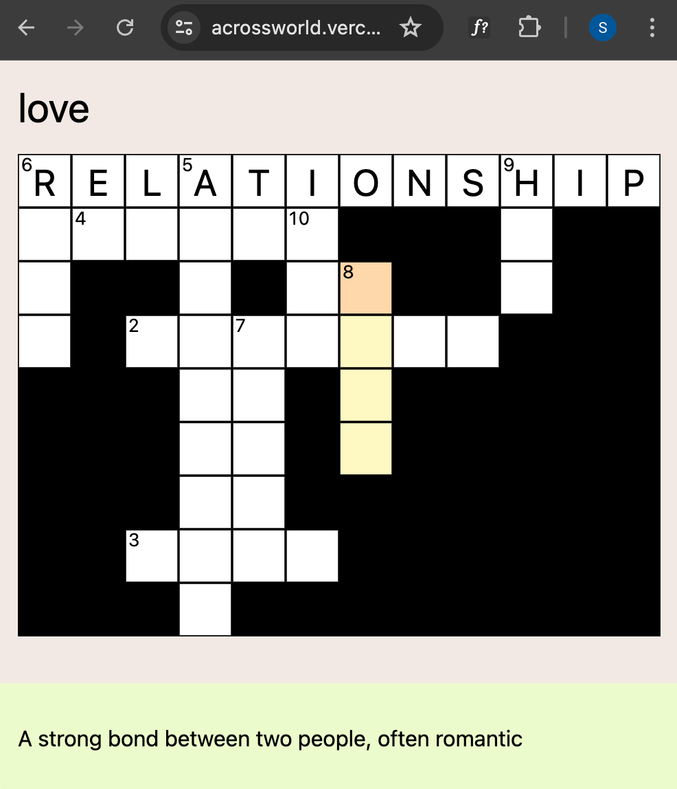 calling crossword clue